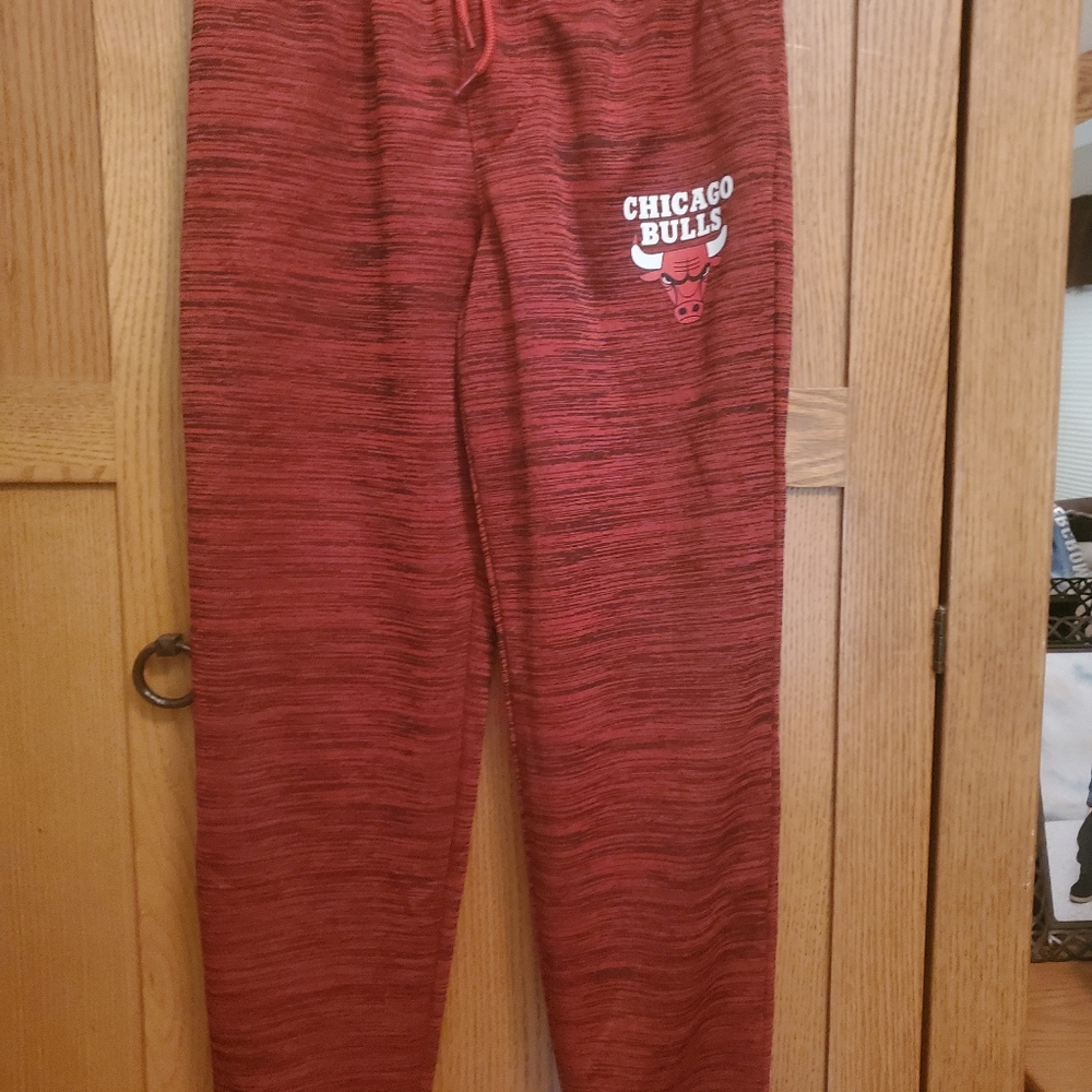 NBA Bulls red joggers. BOGO
